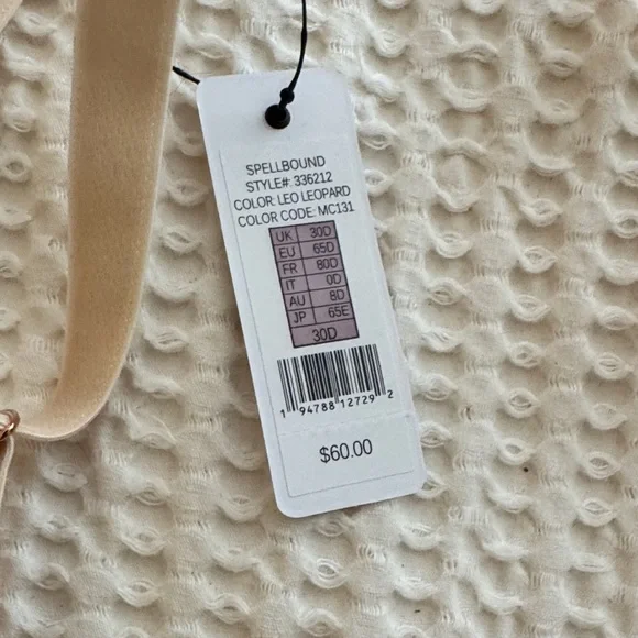 Skarlett Blue Leopard Print Bra - Tan and Black - Picture 3 of 3